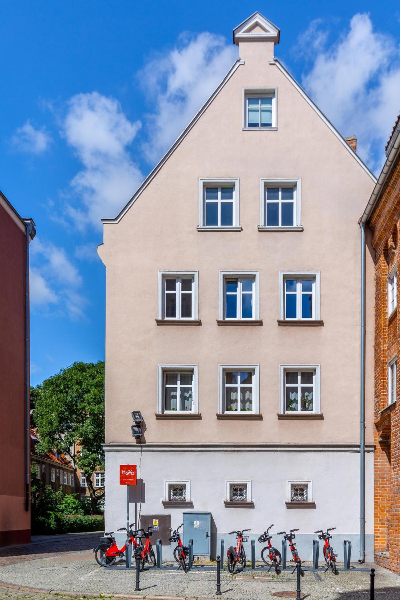 Stylowy Apartament W Sercu Starowki Z Widokiem Na Motlawe Gdansk Exterior photo